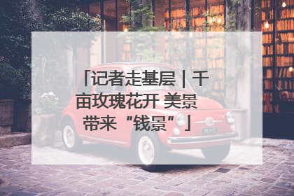 记者走基层｜千亩玫瑰花开 美景带来“钱景”